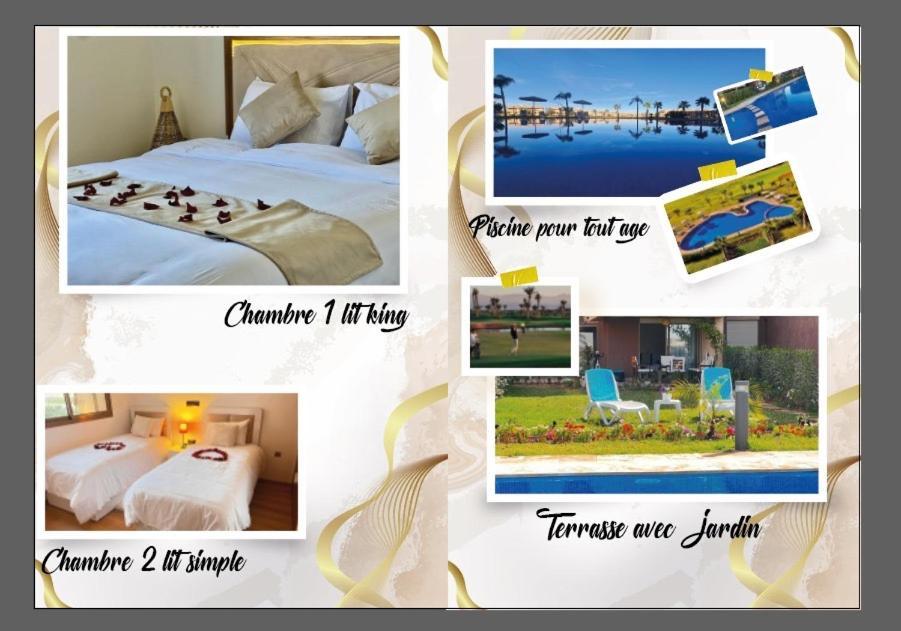 Mini-Villa Situee Dans Une Residence Prestigia A Marrakech, Avec Une Vue Sur La Piscine Et Le Golf Une Securite 24H Sur 24 Et Une Proximite Ideale De L Aeroport 5 Minutes C Est Une Offre Parfaite Pour Des Vacances Marrakesh Eksteriør bilde