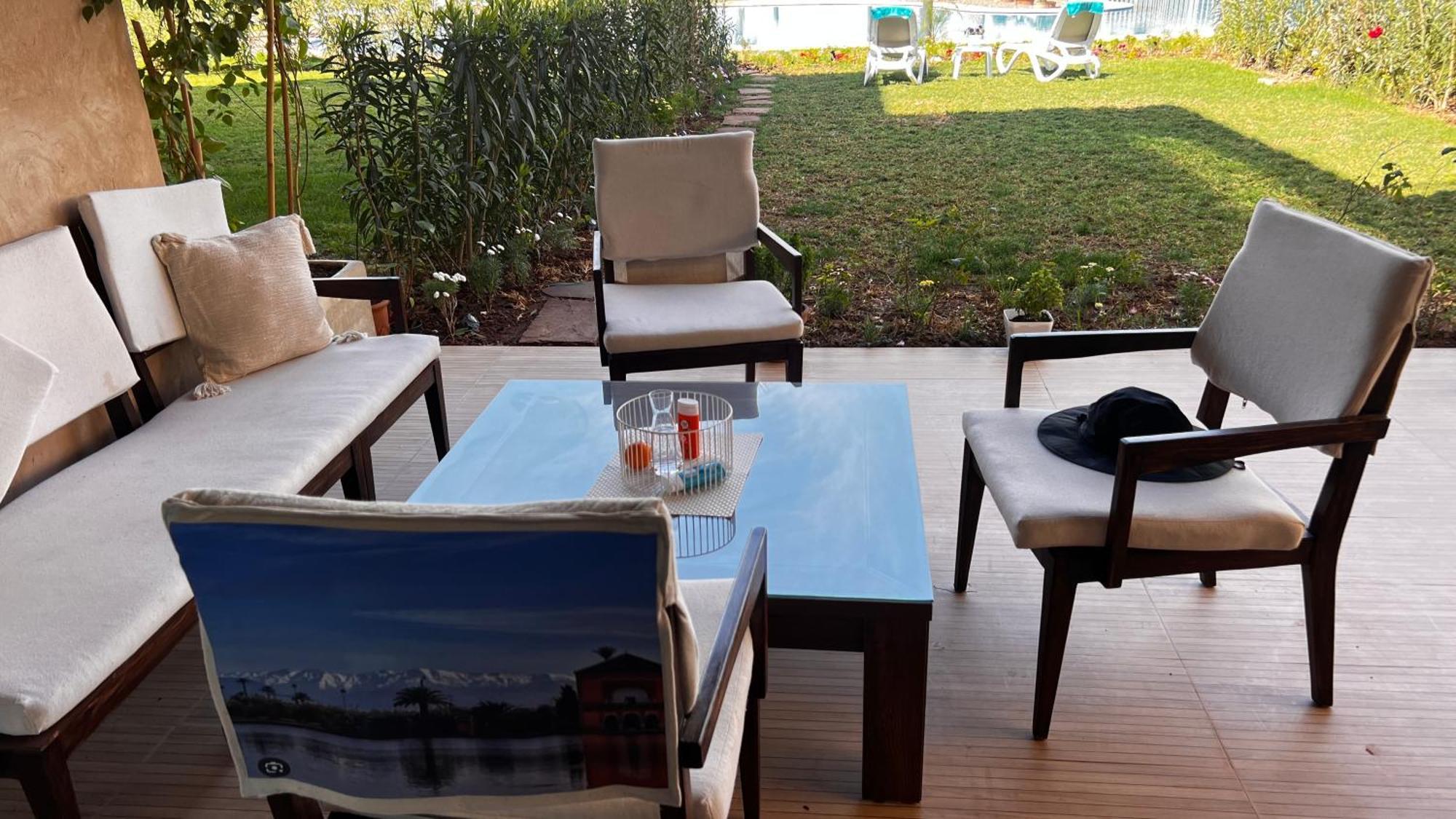 Mini-Villa Situee Dans Une Residence Prestigia A Marrakech, Avec Une Vue Sur La Piscine Et Le Golf Une Securite 24H Sur 24 Et Une Proximite Ideale De L Aeroport 5 Minutes C Est Une Offre Parfaite Pour Des Vacances Marrakesh Eksteriør bilde